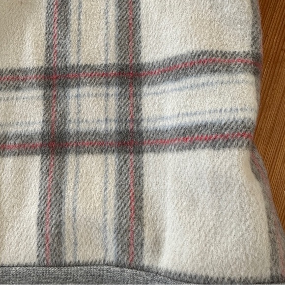 ANTHROPOLOGIE Saturday Sunday
Plaid White Red Wool Front Cotton
Crewneck women M - Picture 9 of 10